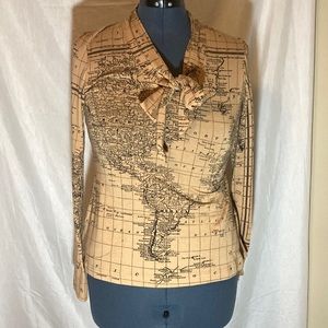 Effie’s Heart map print top. L